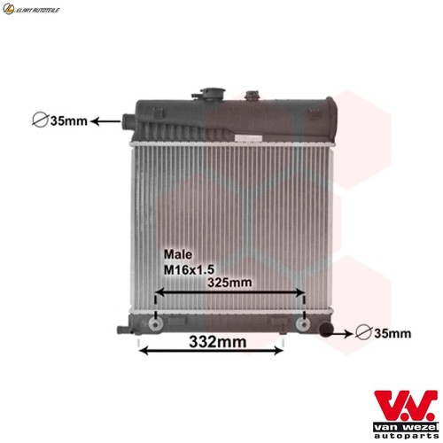 Radiator engine cooling - radiator,
