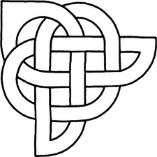Celtic corner unmounted - 'celtic,