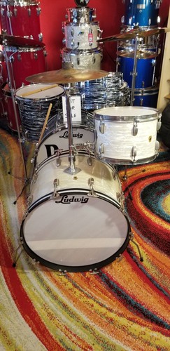 Vintage ludwig drum set 2pc - vintage,