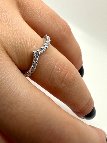 Platinum wishbone eternity - wishbone,