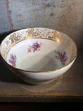 Lawleys Regents Street china Bowl Edwardian Heavenly Gilded With Floral Design