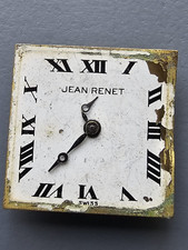 Vintage Rare Swiss Made Jean Renet 17 Jewels Mechanical Watch Movement