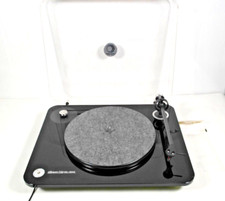 Elipson Omega 100-RIAA Stereo Separate Turntable. Black. Ortofon OM10 Cartridge.