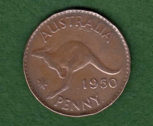 Australia 1950 penny george - 1950, vi