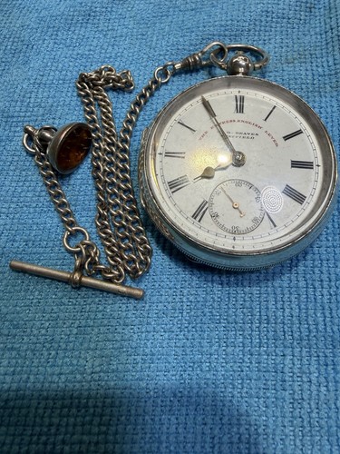 Graves silver cased pocket - cased,