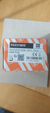 MK  K383WHI SINGLE  RCD FUSED