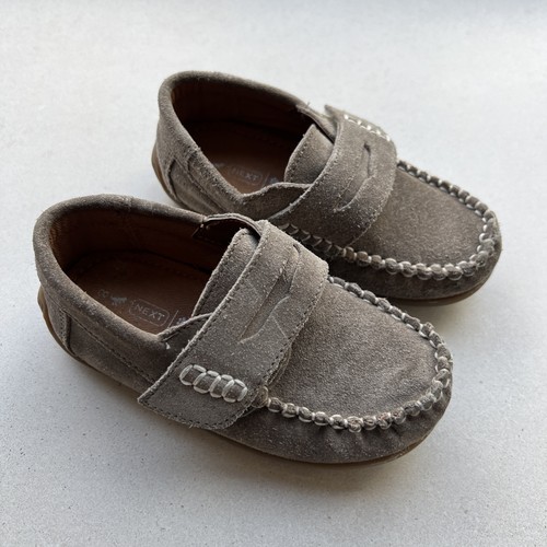 Next boys grey brown - grey, leather