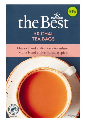 Morrisons the best chai - with, 5