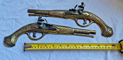 Pair vintage brass - pair,