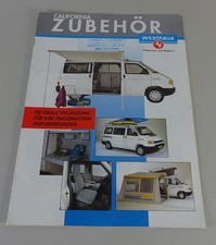 Brochure/brochure Westfalia VW