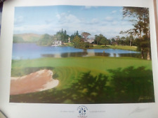 Loch Lomond Golf World Invitational Print signed by Graeme Baxter