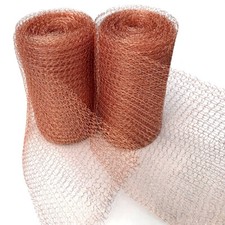 Pure Copper Wire Mesh-Rodent Snake Slug Proof Barrier for Gardens & Attics New*