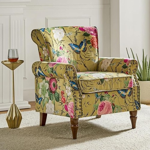 Modern wingback accent chair - modern,