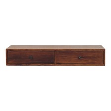 2 Drawer Chestnut Wall Mounted