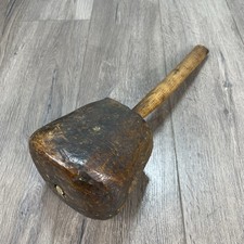 Vintage Wooden Mallet Hammer