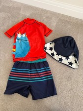 Next 3-4 Year Monster Sunsafe Sun Safe 2 Summer Beach Wear Legionnaire Hat 5-6