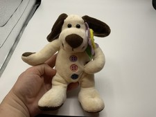 RARE Humatt Buttons Dog Plush