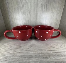 Temptations Polka Dot Mug x2