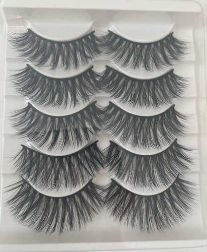 Pair mink false - 3d, eyelashes