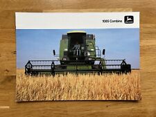 John Deere 1085 combine harvester leaflet 1980’s retro 