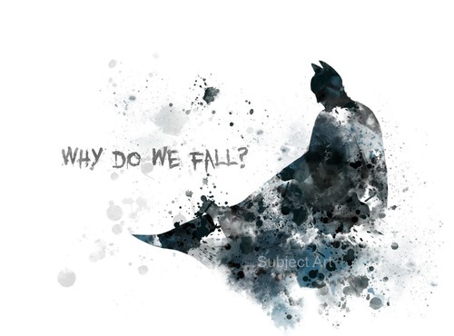 Art print batman - art, quote