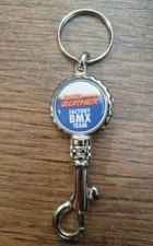 RALEIGH BURNER BMX BIKE DOUBLE SIDE LOGO PARACORD TRIGGER DOG CLIP KEY RING
