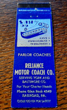Vintage Matchbook: Reliance