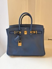 Hermes Birkin 25 Blue Agate