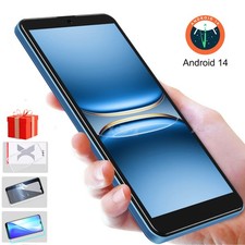 2025 New Unlocked Android 14 Smartphone 8-Core Dual SIM Mobile Smart Phone Cheap