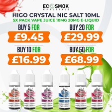 HIGO CRYSTAL Nic Salt 10ml |
