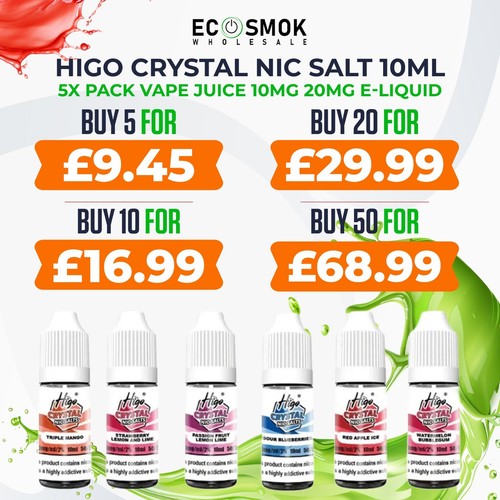 Higo crystal nic salt - salt, 10ml