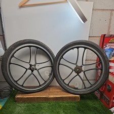 Mongoose 5 Star Sealed Mag BMX Bike Wheels 3/8" Retro 80s Style Gt Dyno 