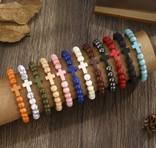 Cross Crucifix Holy Religious Jesus Bracelet Bangle