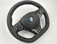 BMW FLAT BOTTOM M Steering Wheel M3 E81 E82 E88 E90 E91 E92 E93 NAPPA Leather