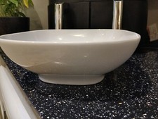 Denby white squares serving - white,