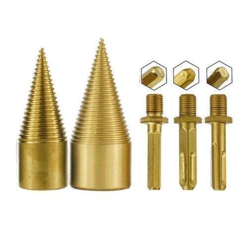 Splitting wood cone drill - cone,
