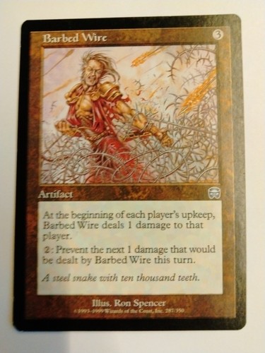 Barbed wire mercadian masques - barbed,