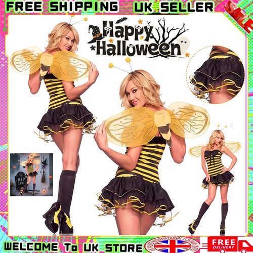 Women bee cosplay yellow black - bee,