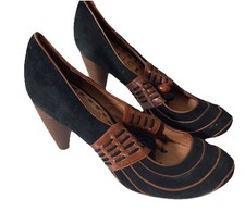 Office UK  Black  suede &
