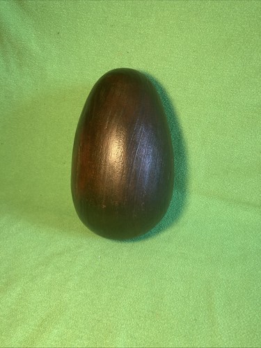 Wooden ostrich egg - wooden,