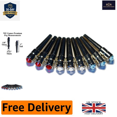 Cribbage pegs set chrome - pegs,