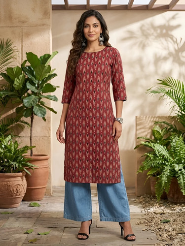Indian women maroon - indian,