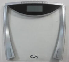 NEW CONAIR WEIGHT WATCHERS CLEAR GLASS BATHROOM DIGITAL SCALE WW37GD LBS KG BODY
