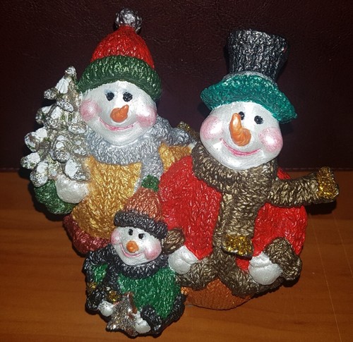 Snowman ornament figurine - figurine, new