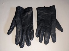 Woman Size Medium Black Leather Gloves