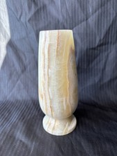 Vintage Onyx Vase, 16.6cm Tall