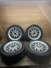 15 Inch 4x100 BK Racing Alloys - (NEEDS TYRES) 205/50R15 86V- MAZDA MX5 Mk1 Mk2