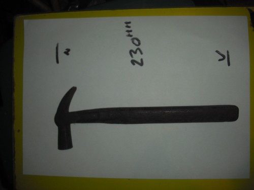 Vintage strapped hammer - strapped,