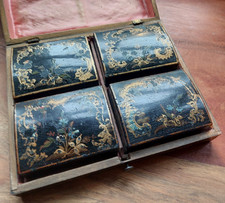 Nice Rare Black & Gilt