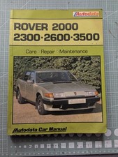 Rover SD1 2000, 2300, 2600, & 3500 1976-1986) Repair Manual